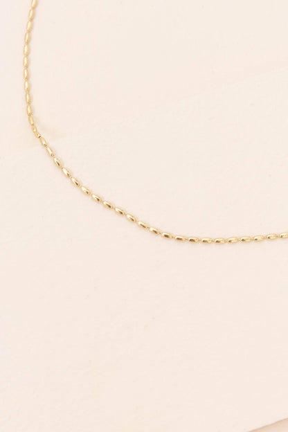 Lovoda Bubble Chain Choker Necklace - 14K Gold Plated