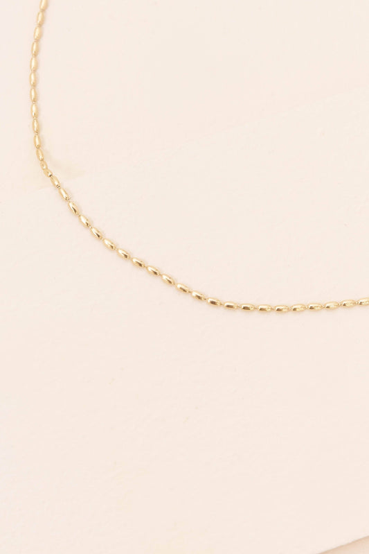 Lovoda Bubble Chain Choker Necklace - 14K Gold Plated