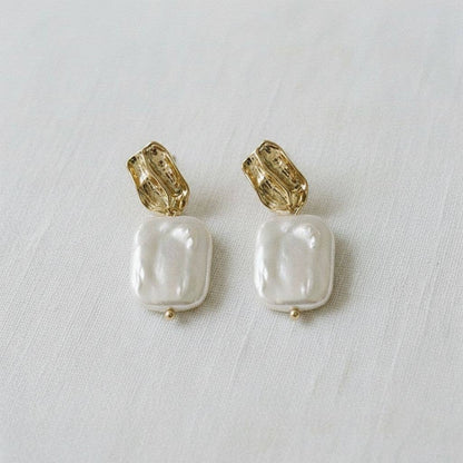 Baroque-Inspired Freshwater Pearl Drop Earrings