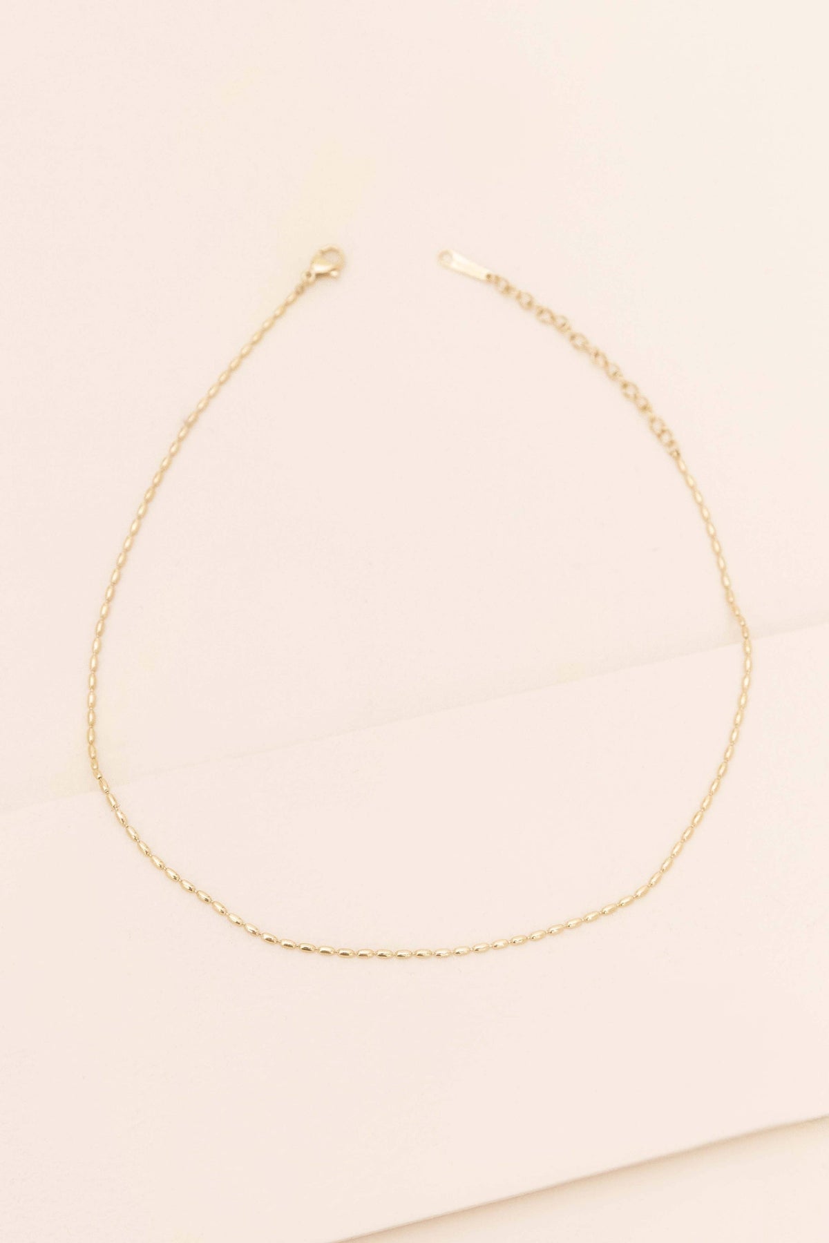Lovoda Bubble Chain Choker Necklace - 14K Gold Plated