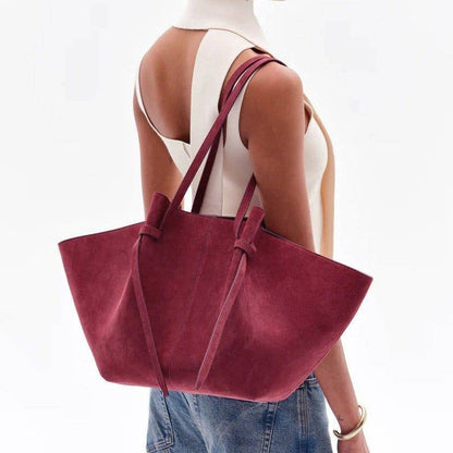 Autumn Winter Suede Wing Shoulder Bag Large Capacity