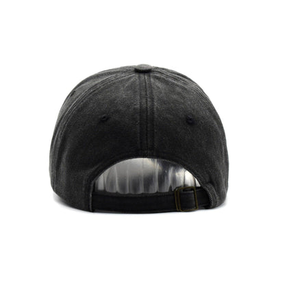 Washed Baseball Cap Blank Hat Four-Stitch Brim
