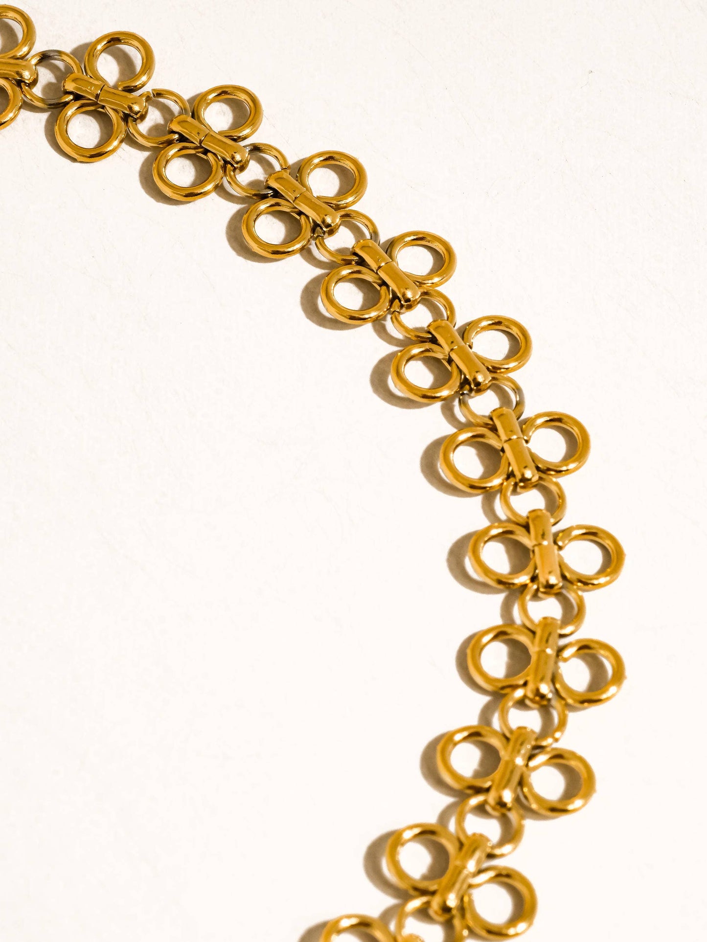 FM Ritza Patterned Choker - 18K Gold Plated