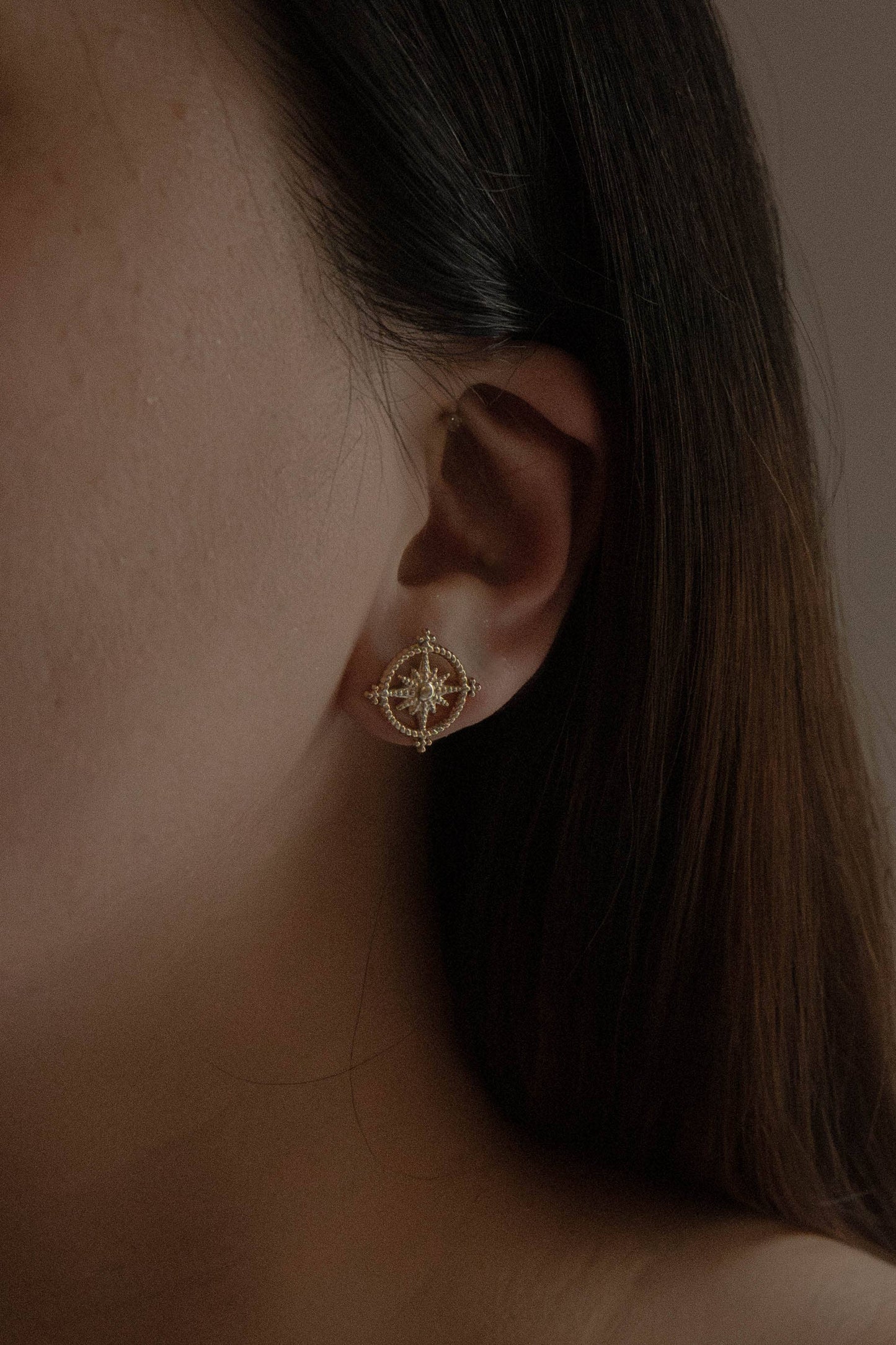 Lovoda Limits Stud Earrings - 14K Gold Plated