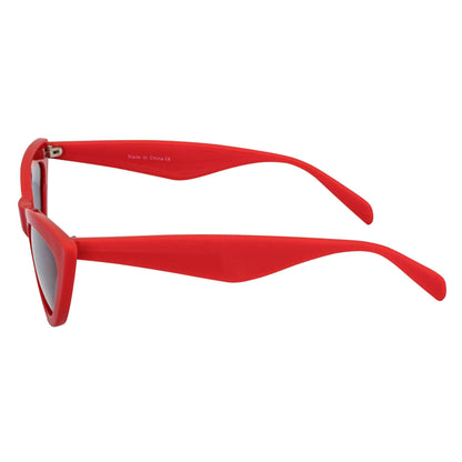 Morspecs Retro Cat Eye Sunglasses - Tabby Red/Smoke