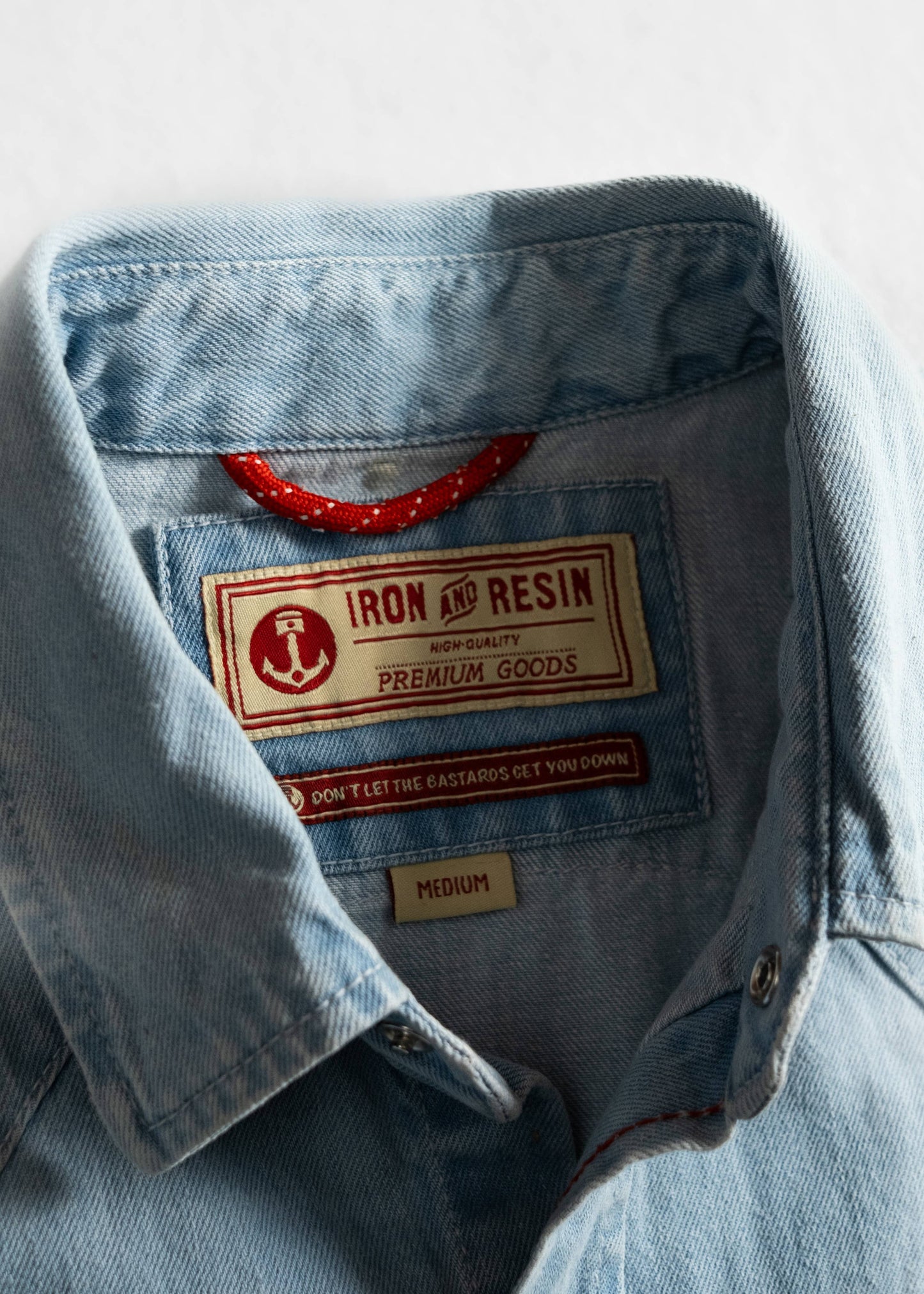 Iron & Resin Turner Denim Shirt - Bleach