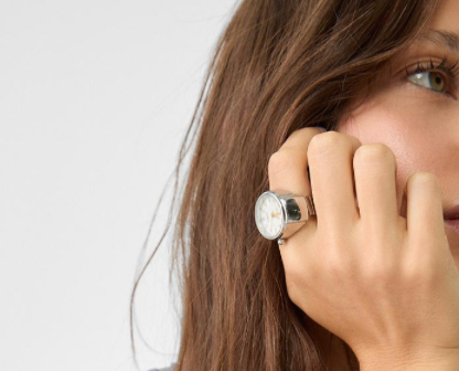 Quartz Watch Stretch Ring
