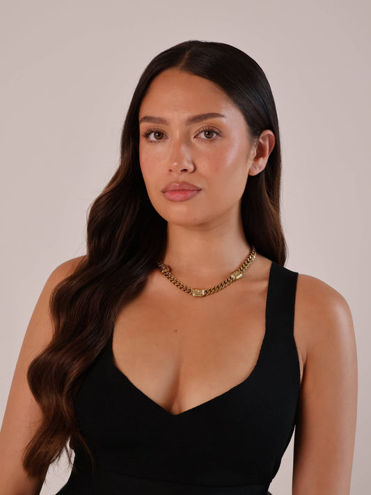 Saint Fatale Portia Star Trio Necklace - Gold