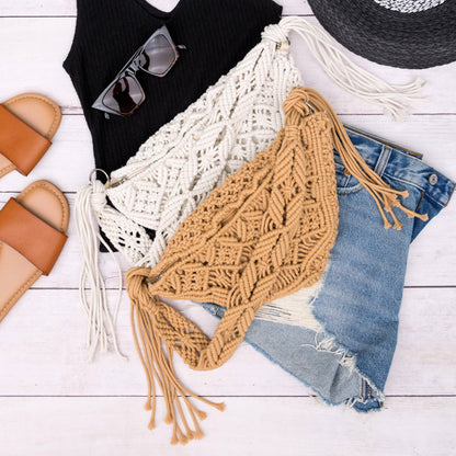 AC Macramé Sling Bag