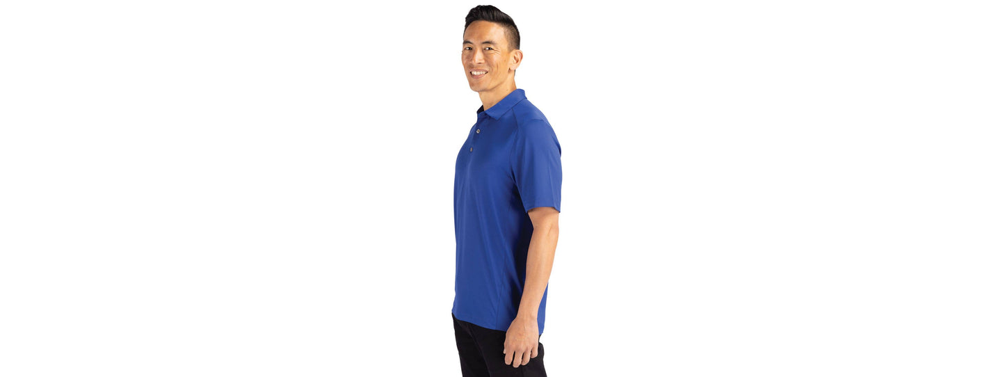 Cutter & Buck Forge Eco Stretch Recycled Mens Polo: Black / XL / MCK01236