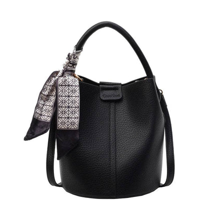 Soft Leather Bucket Bag Women's Shoulder Crossbody Tote