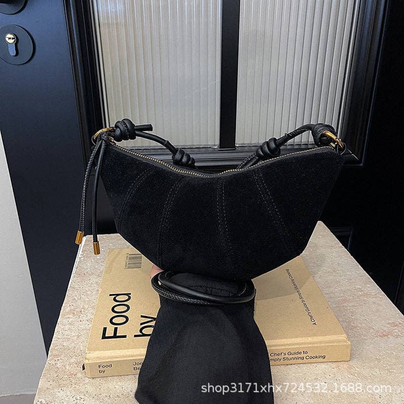 Vintage Matte Hobo Bag 2024 Women's Shoulder Crossbody Purse