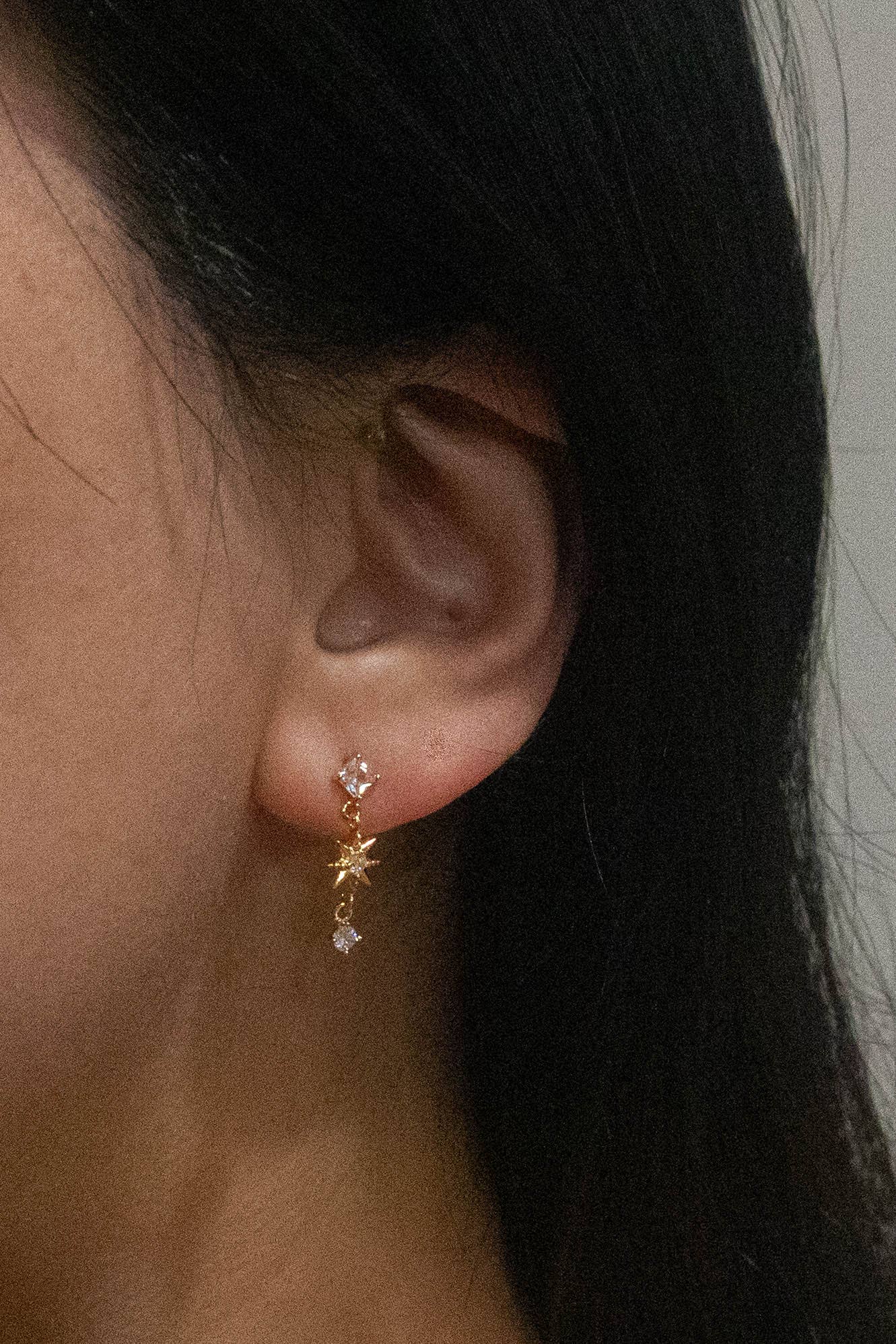Lovoda Castor Dangle Earrings - 18K Gold Plated
