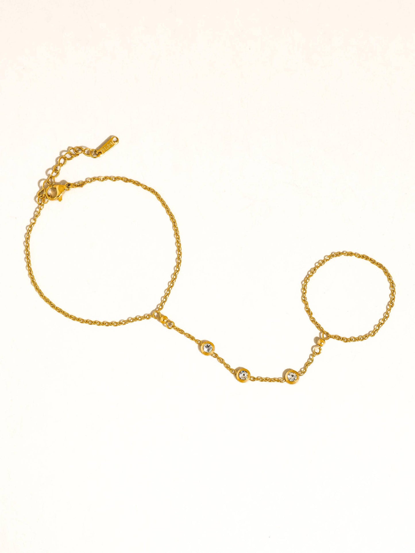 FM Nadine Hand Chain Bracelet - 18K Gold Plated
