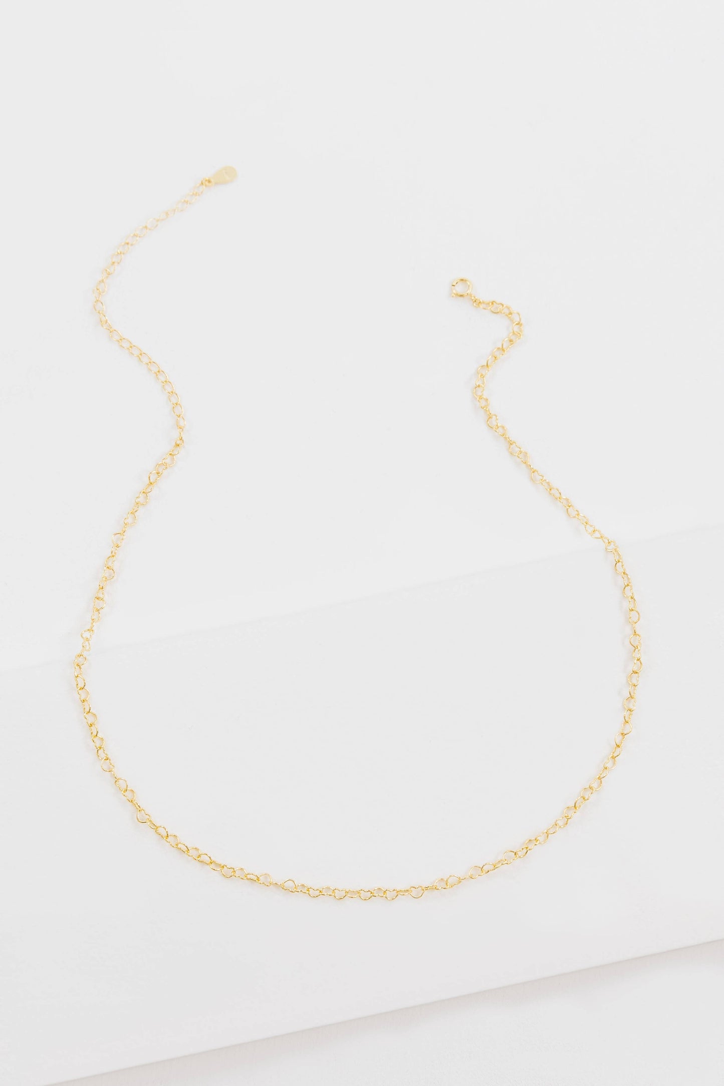 Lovoda Chain of Hearts Necklace - 18K Gold Plated
