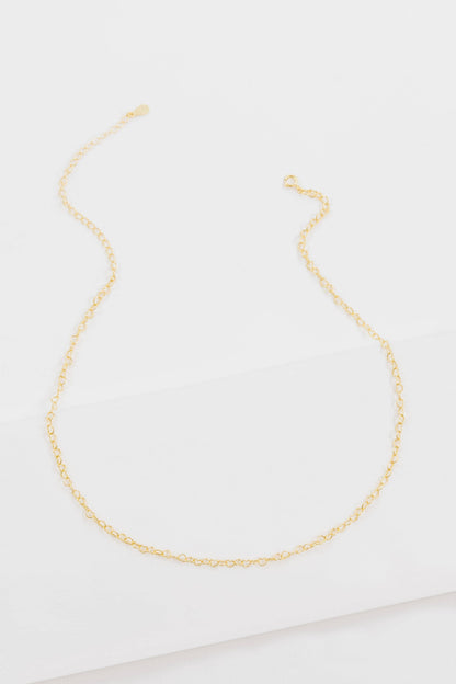 Lovoda Chain of Hearts Necklace - 18K Gold Plated