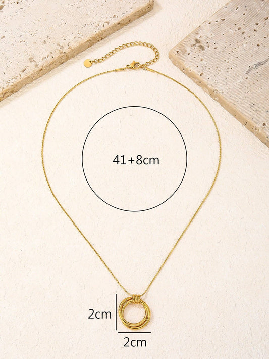 RB Ring Holder Necklace - 18K Gold Plated