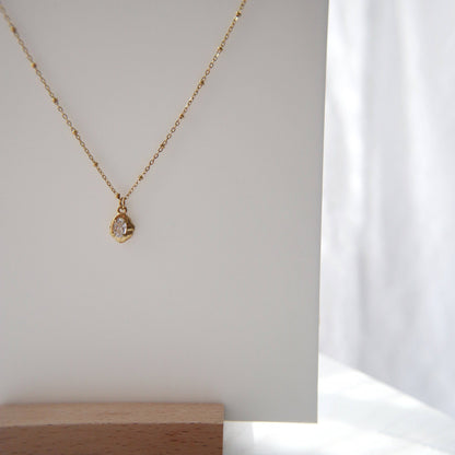 Jessa Raina Pebble Necklace - Gold