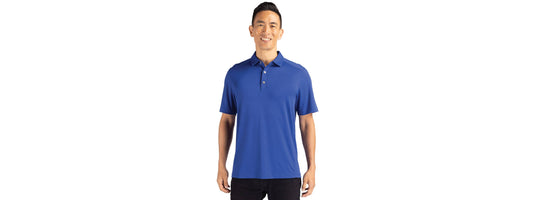 Cutter & Buck Forge Eco Stretch Recycled Mens Polo: Black / XL / MCK01236