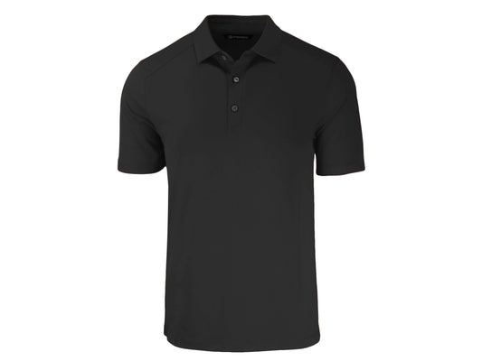 Cutter & Buck Forge Eco Stretch Recycled Mens Polo: Black / XL / MCK01236