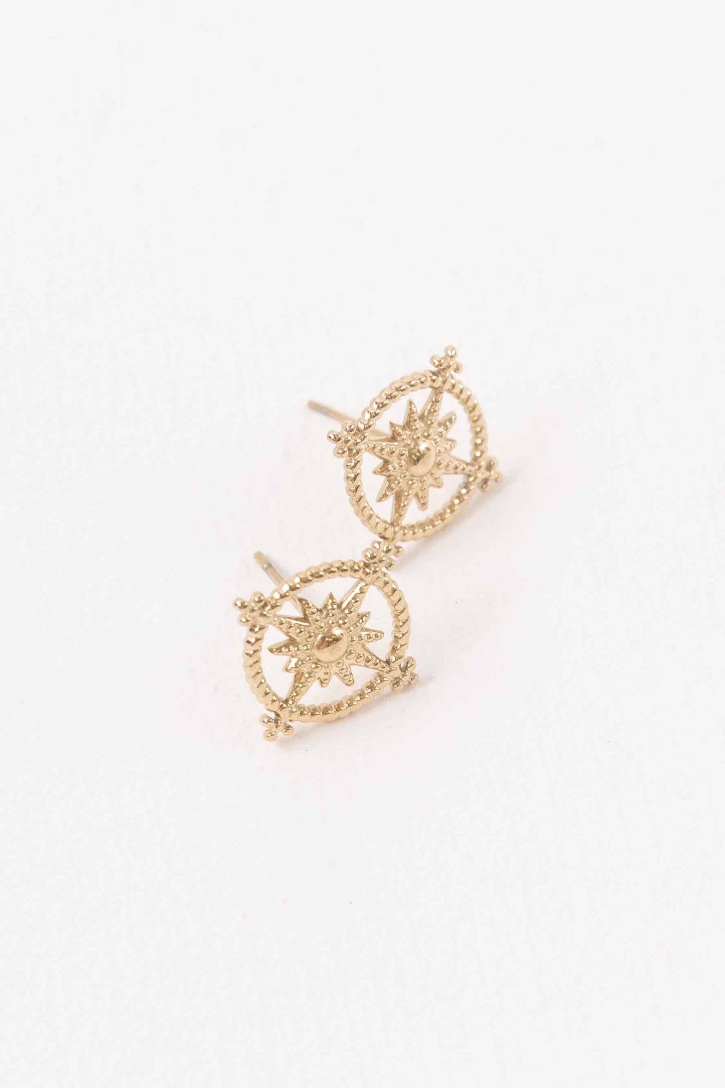 Lovoda Limits Stud Earrings - 14K Gold Plated