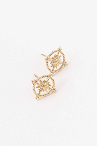 Lovoda Limits Stud Earrings - 14K Gold Plated