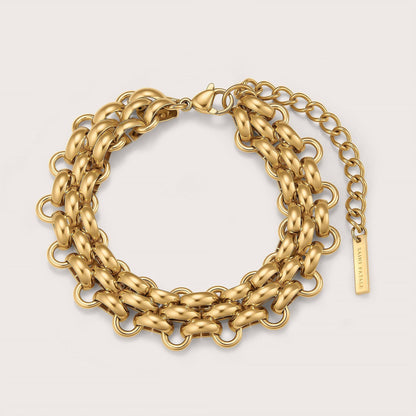Saint Fatale Harper Heirloom Woven Chain Bracelet - Gold