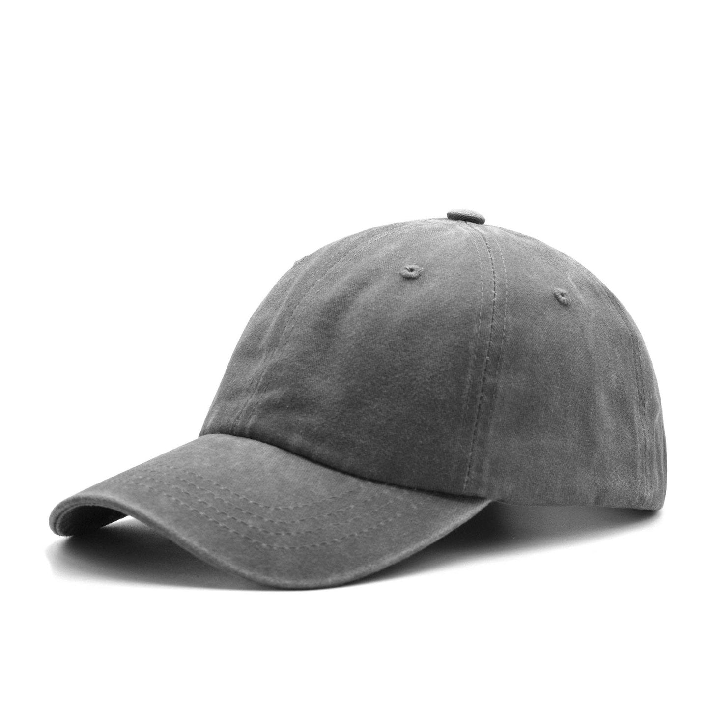 Washed Baseball Cap Blank Hat Four-Stitch Brim