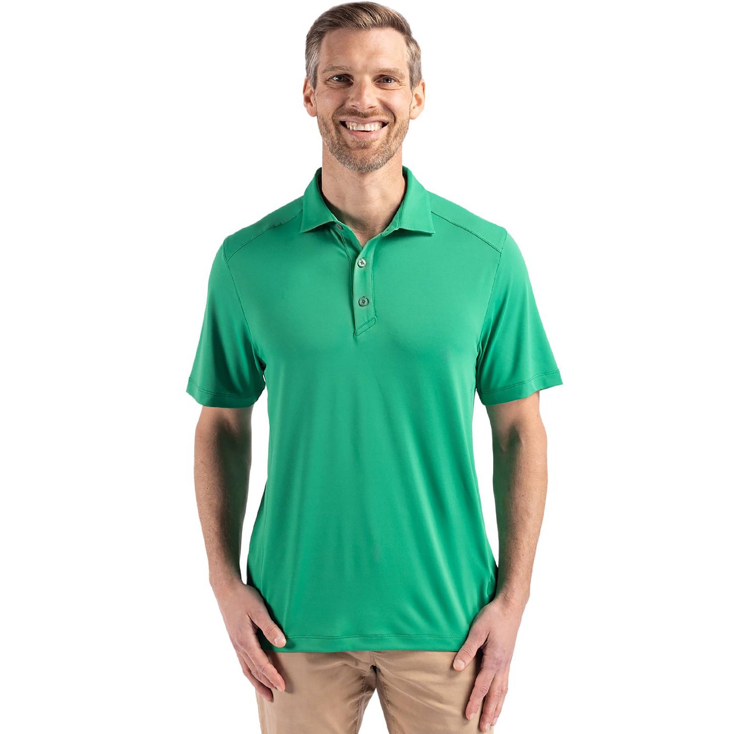 Cutter & Buck Forge Eco Stretch Recycled Mens Polo: Black / XL / MCK01236