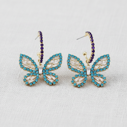 Butterfly Drop Earrings