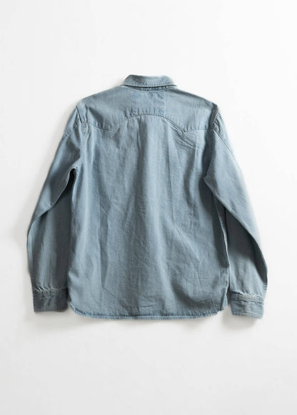 Iron & Resin Turner Denim Shirt - Bleach