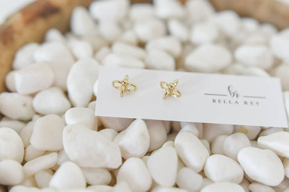 Bella Rey The Lainey Stud Earrings - 14K Gold Plated