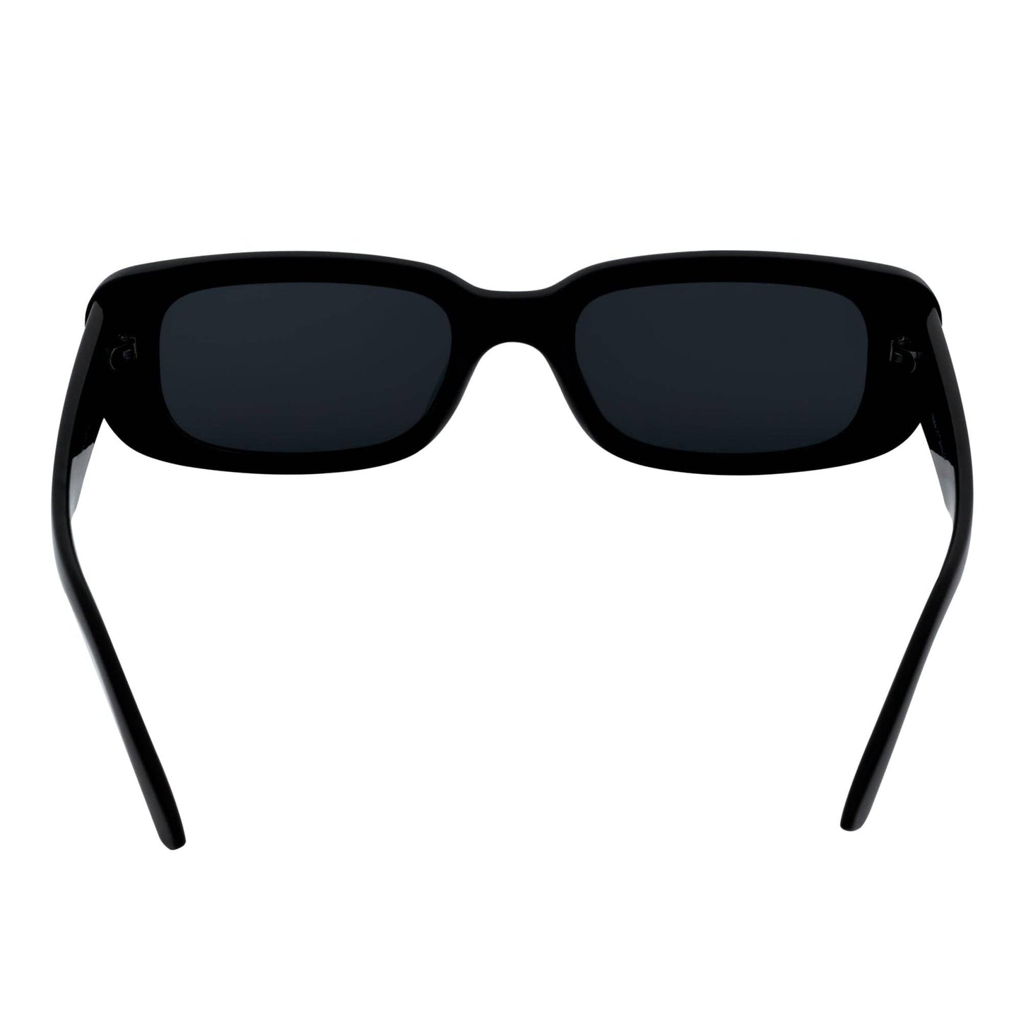 Morspecs 90's Sm Rectangle Sunglasses - Slim Blk/Smoke