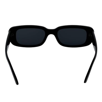 Morspecs 90's Sm Rectangle Sunglasses - Slim Blk/Smoke