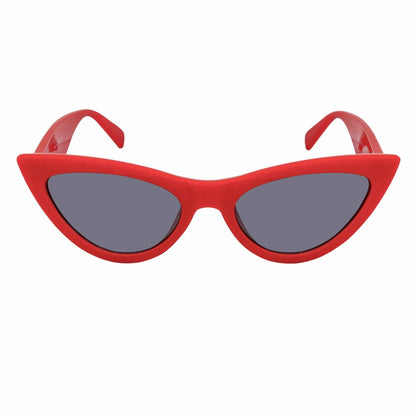 Morspecs Retro Cat Eye Sunglasses - Tabby Red/Smoke