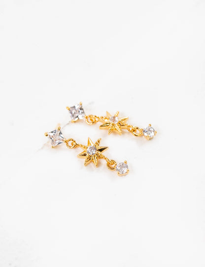 Lovoda Castor Dangle Earrings - 18K Gold Plated
