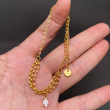 18K Gold Plated Stainless Steel Bracelet - MIO70855
