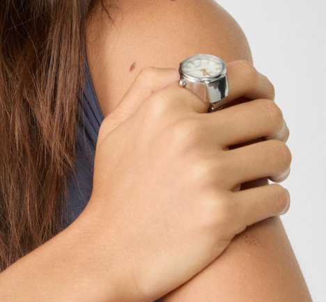 Quartz Watch Stretch Ring