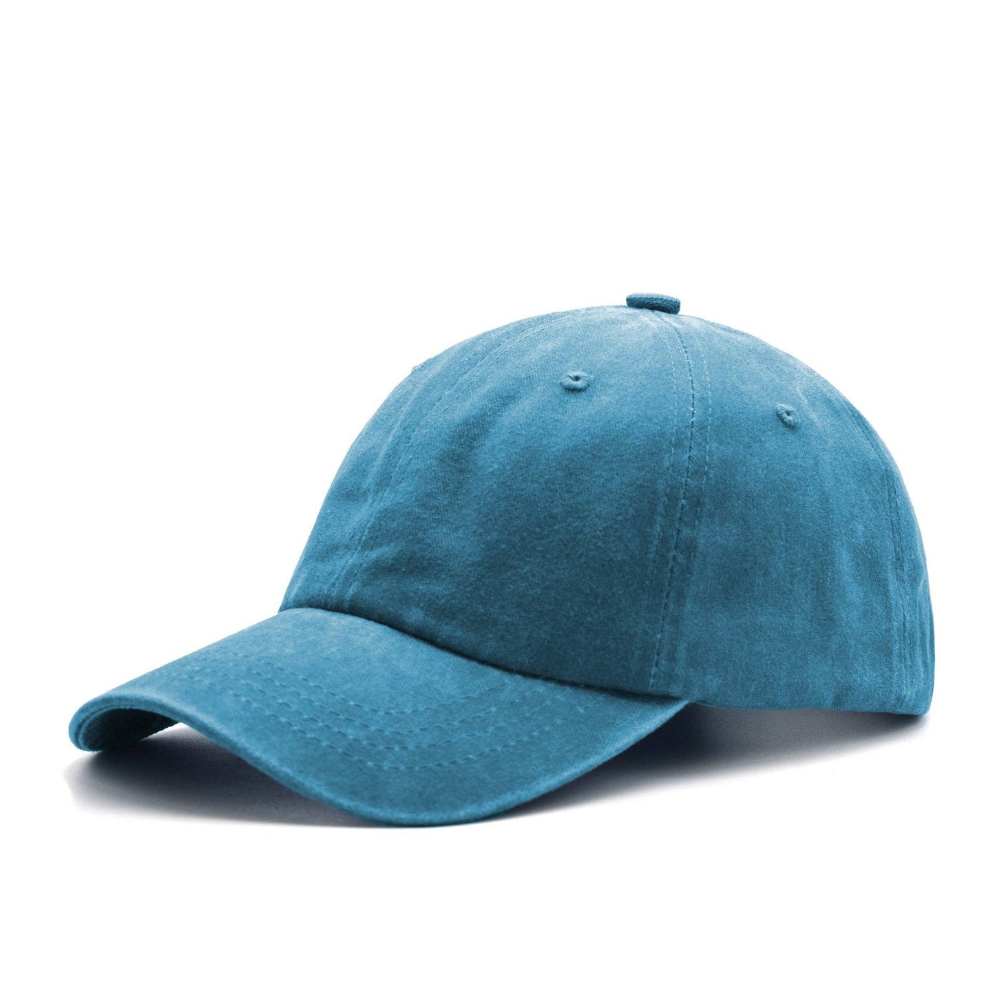 Washed Baseball Cap Blank Hat Four-Stitch Brim