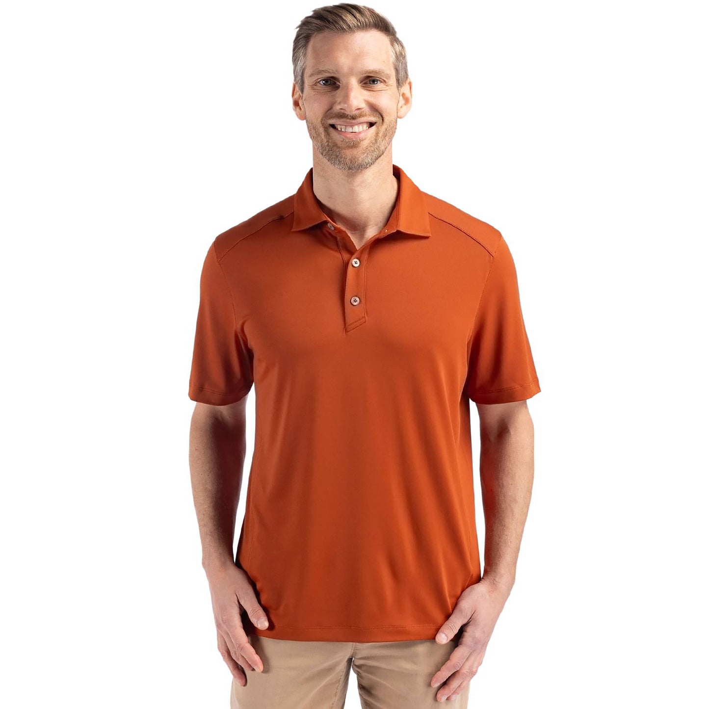 Cutter & Buck Forge Eco Stretch Recycled Mens Polo: Black / XL / MCK01236