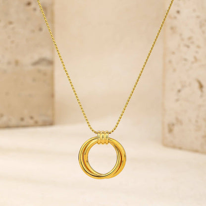 RB Ring Holder Necklace - 18K Gold Plated