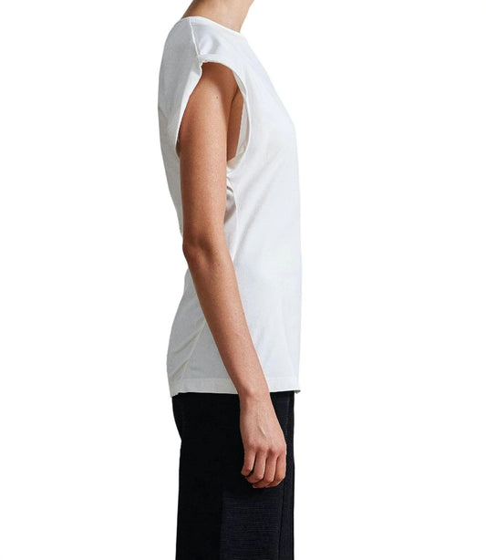 Apiece Apart Asymmetric Tunic Tee - White