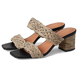 Andre Assous Drew Crochet Heel - Nat/Blk 7
