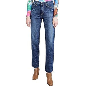 AG Alexxis High-Rise Vintage Straight Jeans - Starfire 27/31
