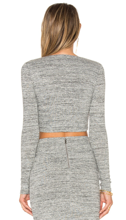 Alice + Olivia Jori Cropped Top