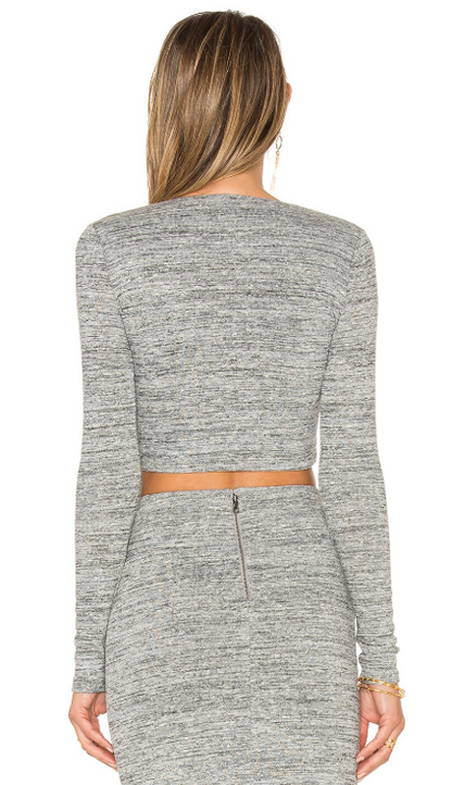 Alice + Olivia Jori Cropped Top