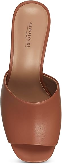 Aerosoles Entree Block Heel Sandal - Tan 8.5