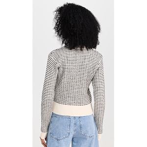 ASTR the Label Ellroy Cardigan - Blk/Cream