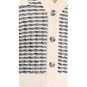 ASTR the Label Ellroy Cardigan - Blk/Cream