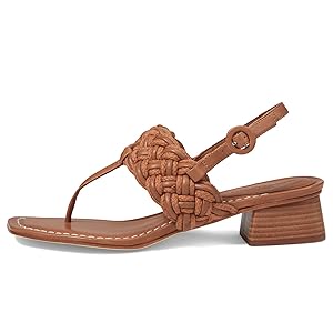 Bernardo Johanna Thong Sandle - Luggage Antique Calf 9